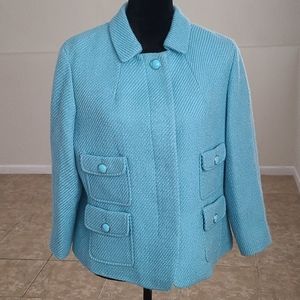 Turquoise Talbots blazer